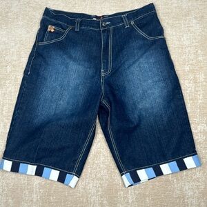 RawGear Men's Black and Blue Shorts